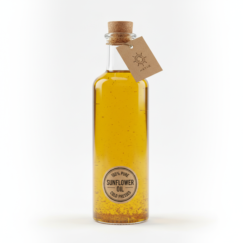 Crude sunflower oil