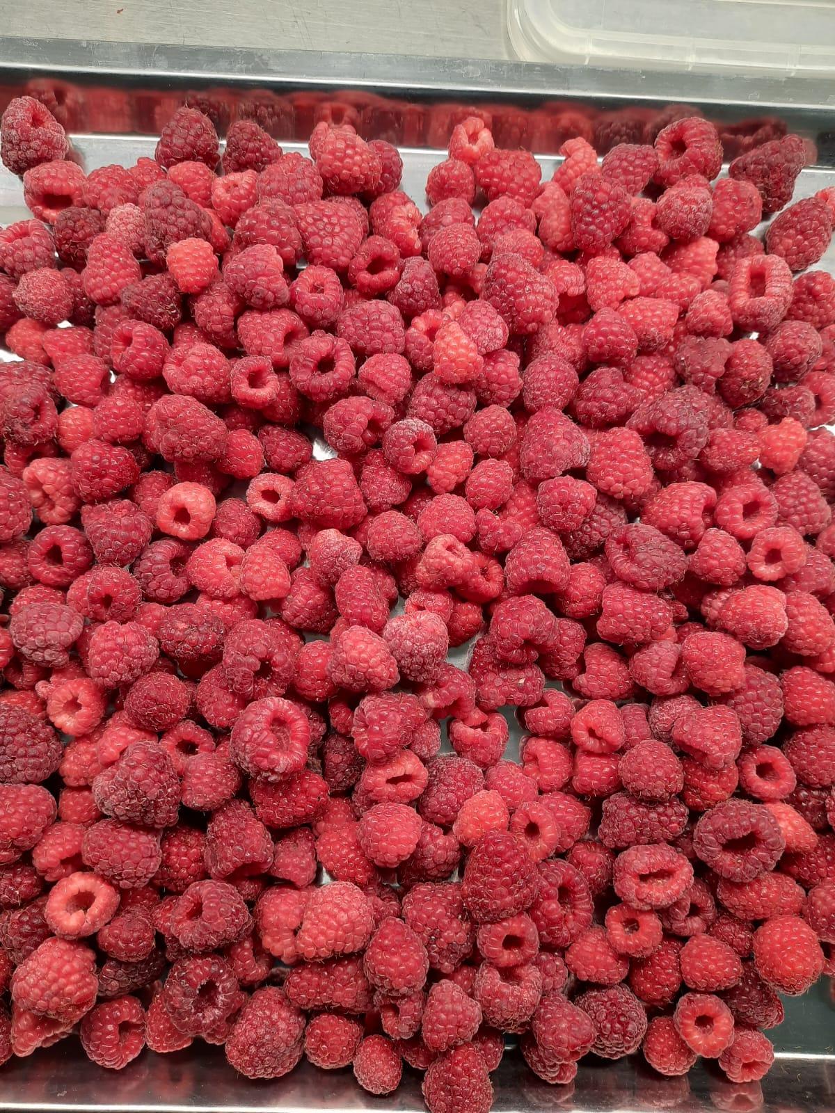 Iqf raspberry whole