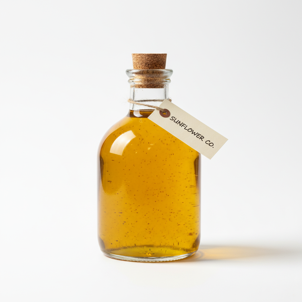 Crude sunflower oil