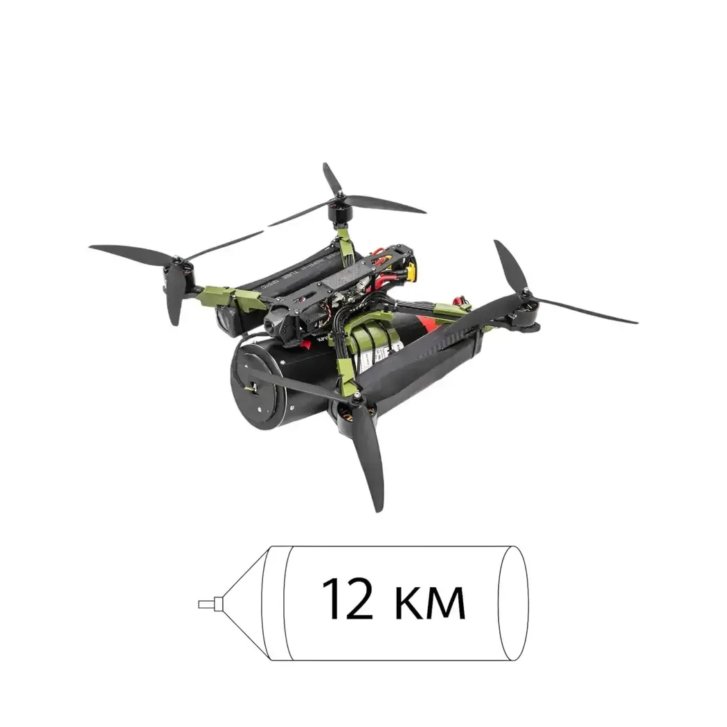 UAV Kolibri 10-O (50 units, thermal camera, 12 km fiber optic cable)