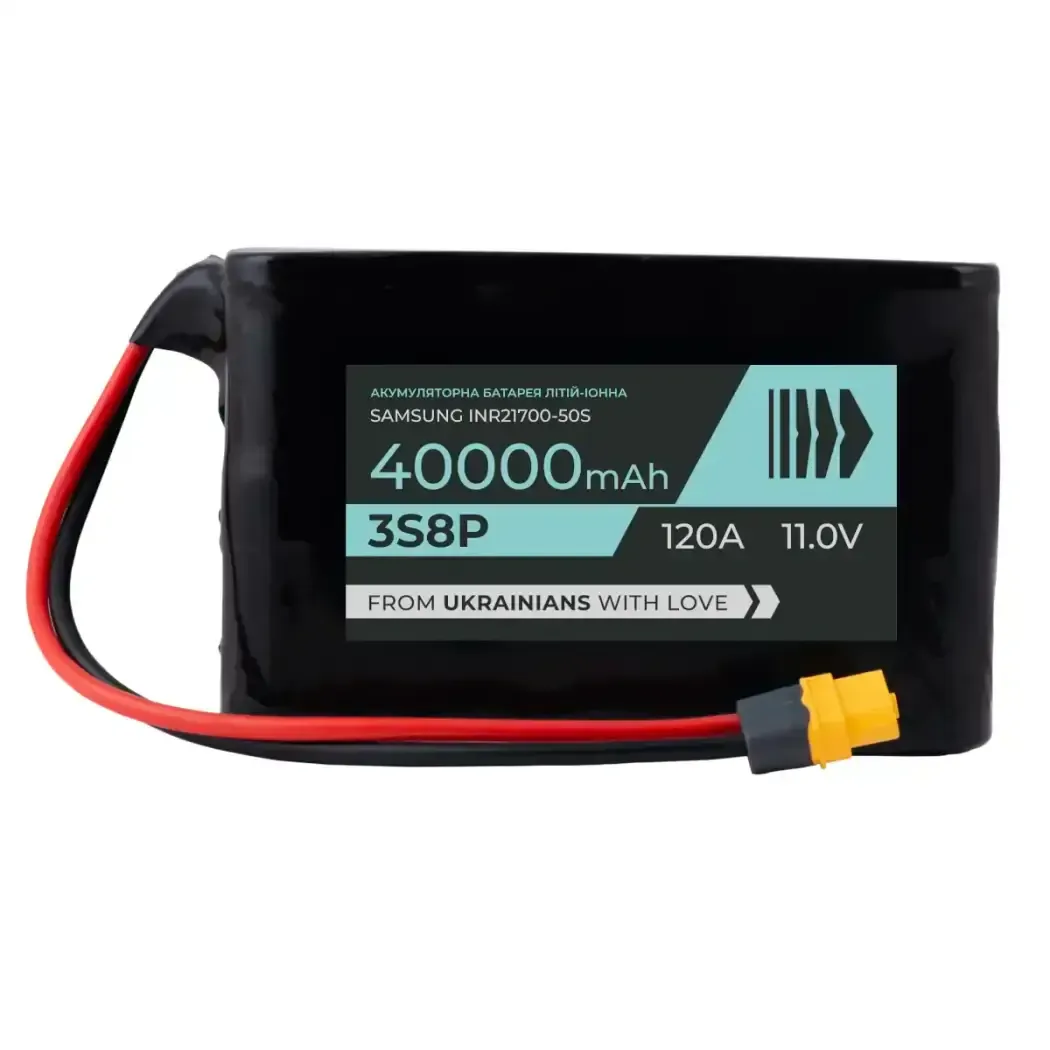 The provided text “BTRY 40000 BMS 3s8p Lishen” appears to already be in English.