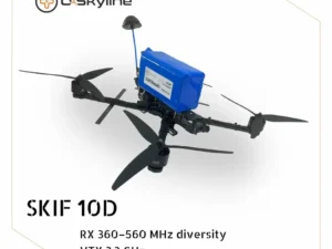 UAV SKIF-10D, (Control: diversity 360β560 MHz, Video channels: 3.3 GHz, Battery 20000mAh)