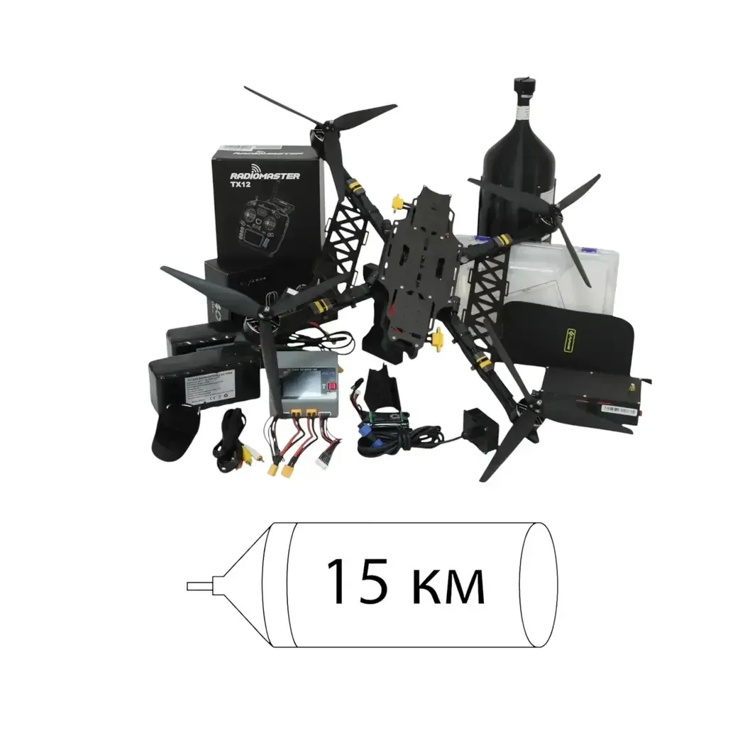 Unmanned aircraft system (UAS) “ASTRALEXPRESS 13” with a 15 km coil length