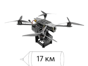 UAV Kolibri 13-O (50 units, day camera, 17 km fiber optic cable)