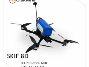 UAV SKIF-8D, (Control: 730–1030 MHz, Video channels: 4.9–6.0GHz, Battery 12000mAh)