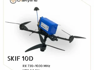UAV SKIF-10D, (Control: 730β1030 MHz, Video channels: 3.3 GHz, Battery 20000mAh)