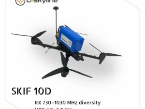 UAV SKIF-10D, (Control: diversity 730β1030 MHz, Video channels: 4.9β6.0 GHz, Battery 20000mAh)