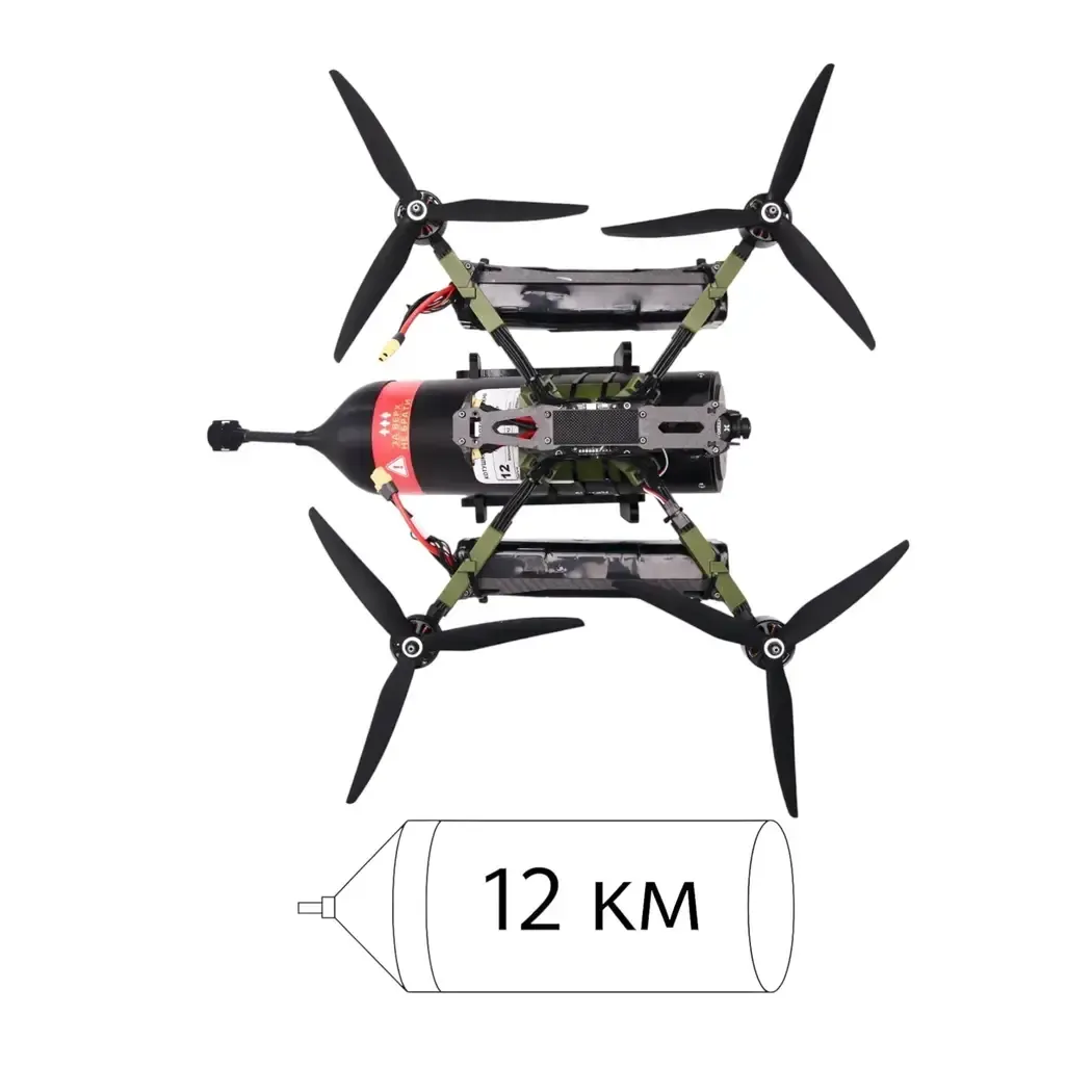 UAV Kolibri 10-O (50 units, day camera, fiber optic cable 12 km)