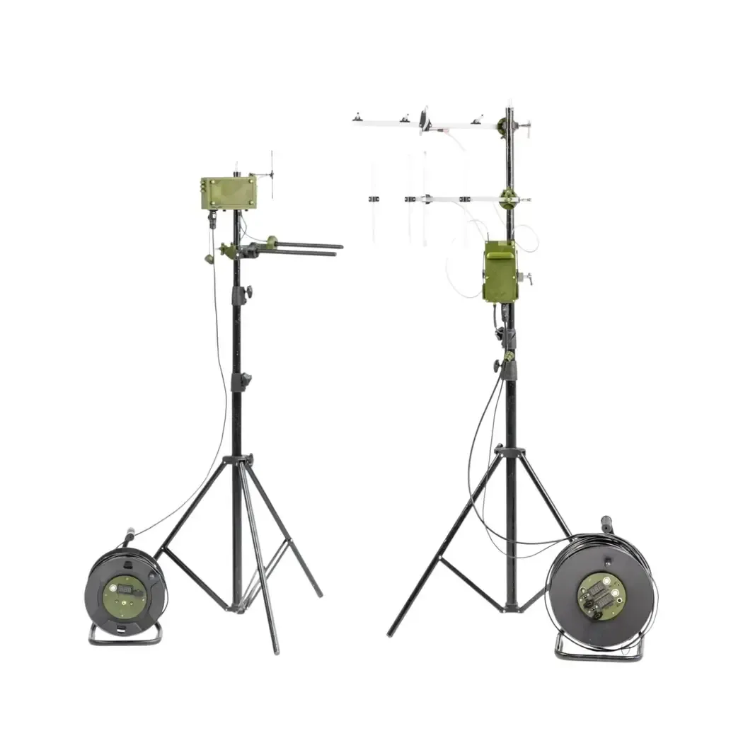 Ground station “Strix Air” for UAVs on 2 masts (control 380/500 MHz, video 4900-6200 MHz)