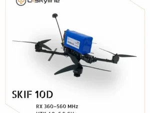 UAV SKIF-10D, (Control: 360β560 MHz, Video channels: 4.9β6.0 GHz, Battery 20000mAh)
