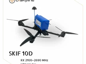 UAV SKIF-10D, (Control: 2100–2690 MHz, Video channels: 1.2–1.3 GHz, Battery: 20000mAh)