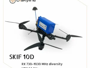 UAV SKIF-10D, (Control: diversity 730–1030 MHz, Video channels: 1.2-1.3 GHz, Battery 20000mAh)