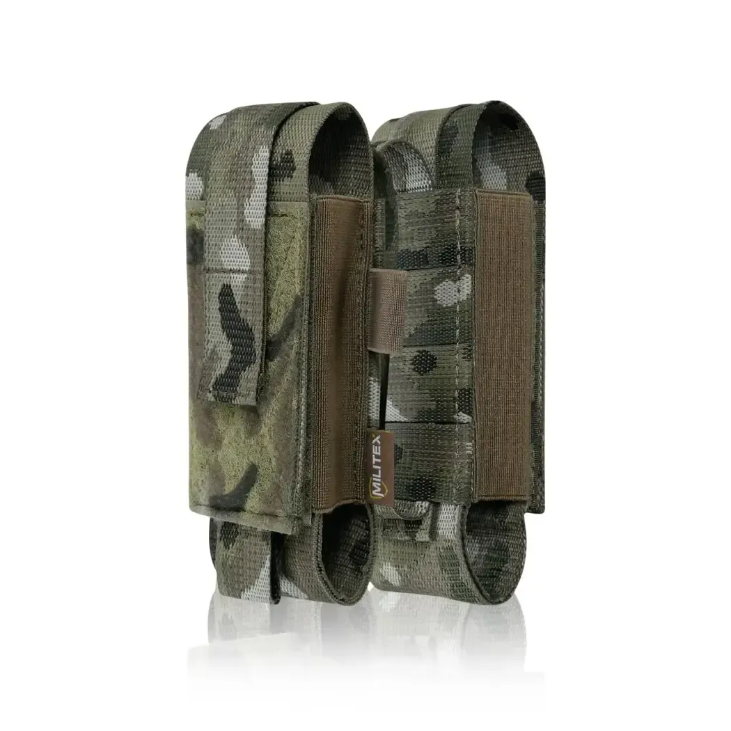 Pouch for open-type tourniquet with fasteners for tactical scissors and marker Militex Cordura original USA Multicam