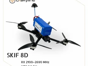 UAV SKIF-8D, (Control: 2100β2690 MHz, Video channels: 3.3 GHz, Battery 12000mAh)