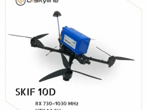 UAV SKIF-10D, (Control: 730β1030 MHz, Video channels: 1.2-1.3 GHz, Battery: 20000mAh)
