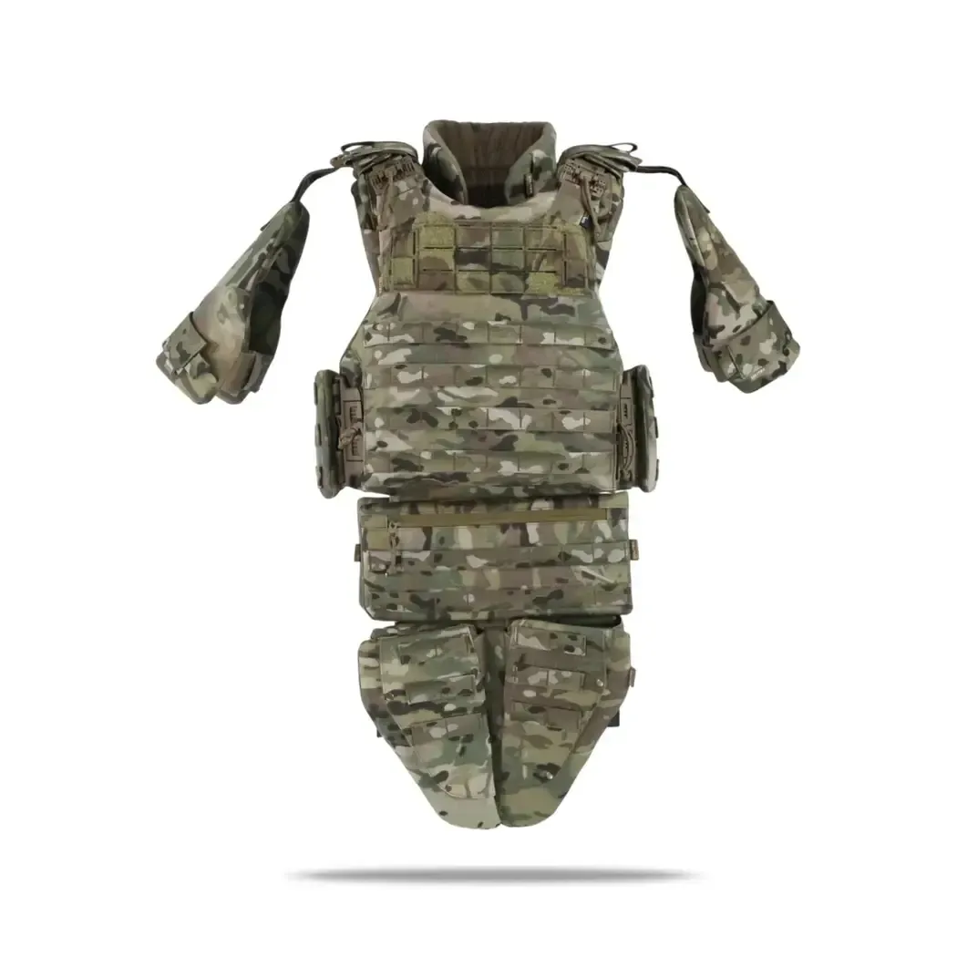 Militex XL body armor with Militex ballistic package, 2nd class of protection, Cordura original USA Multicam
