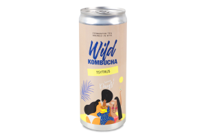 Wild Kombucha Citrus Can 330ml
