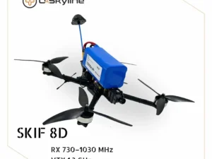 UAV SKIF-8TN, (Control: 730β1030 MHz, Video channels: 1.2β1.3 GHz, Battery 12000mAh)