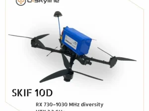 UAV SKIF-10D, (Control: diversity 730β1030 MHz, Video channels: 3.3 GHz, Battery 20000mAh)