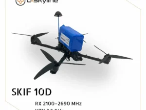 UAV SKIF-10D, (Control: 2100β2690 MHz, Video channels: 3.3 GHz, Battery: 20000mAh)