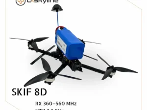 UAV SKIF-8D, (Control: 360β560 MHz, Video channels: 3.3 GHz, 12000mAh battery)
