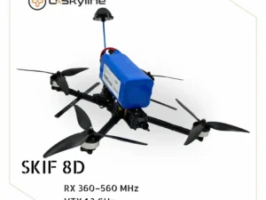 UAV SKIF-8D, (Control: 360β560 MHz, Video channels: 1.2β1.3 GHz, Battery: 12000mAh)