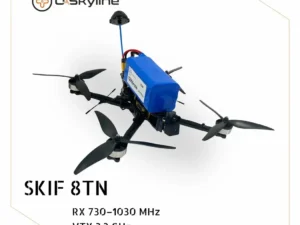 UAV SKIF-8TN, (Control: 730β1030 MHz, Video channels: 3.3 GHz, Battery 12000mAh)