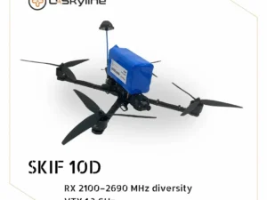 UAV SKIF-10D, (Control: diversity 2100β2690 MHz, Video channels: 1.2β1.3 GHz, Battery 20000mAh)