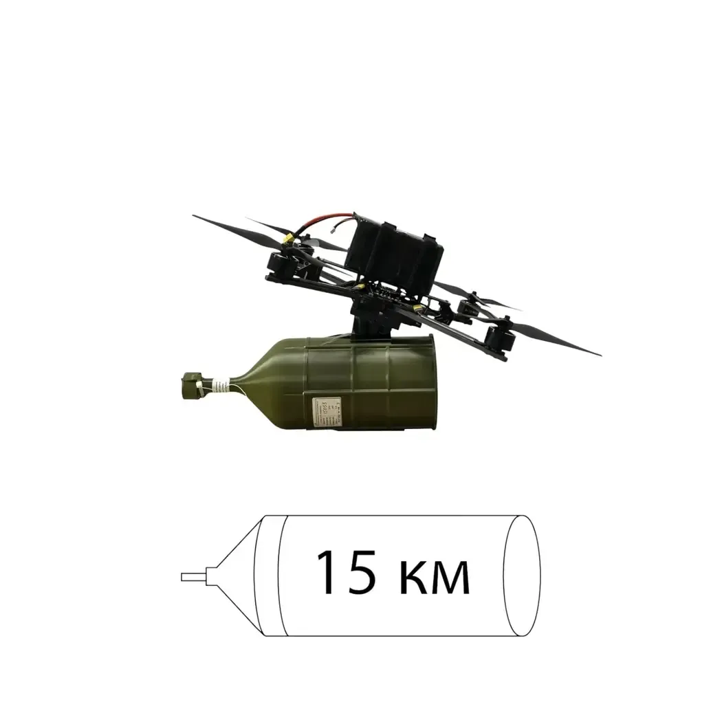 FPV drone 10″ with fiber optic “ASTRALEXPRESS” 15km with 15000Mah battery