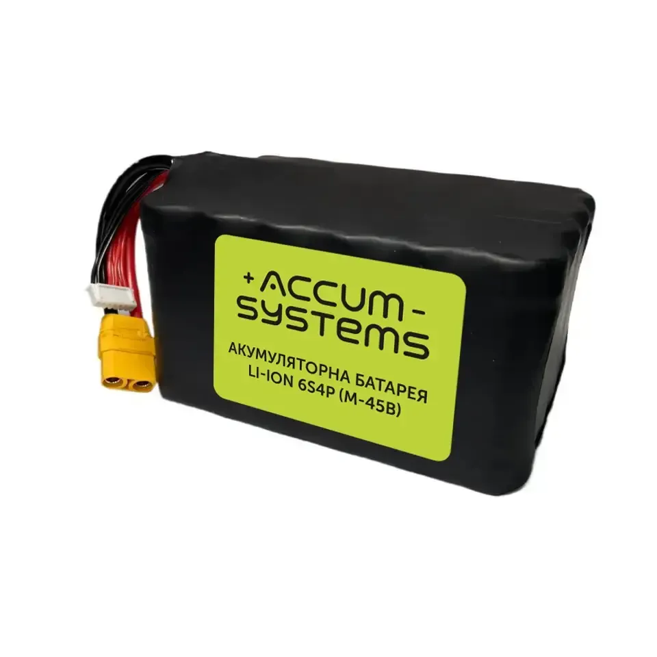 The text “Accum 18000 6s4p Molicel” is already in English and appears to be a technical description rather than a phrase to be translated.