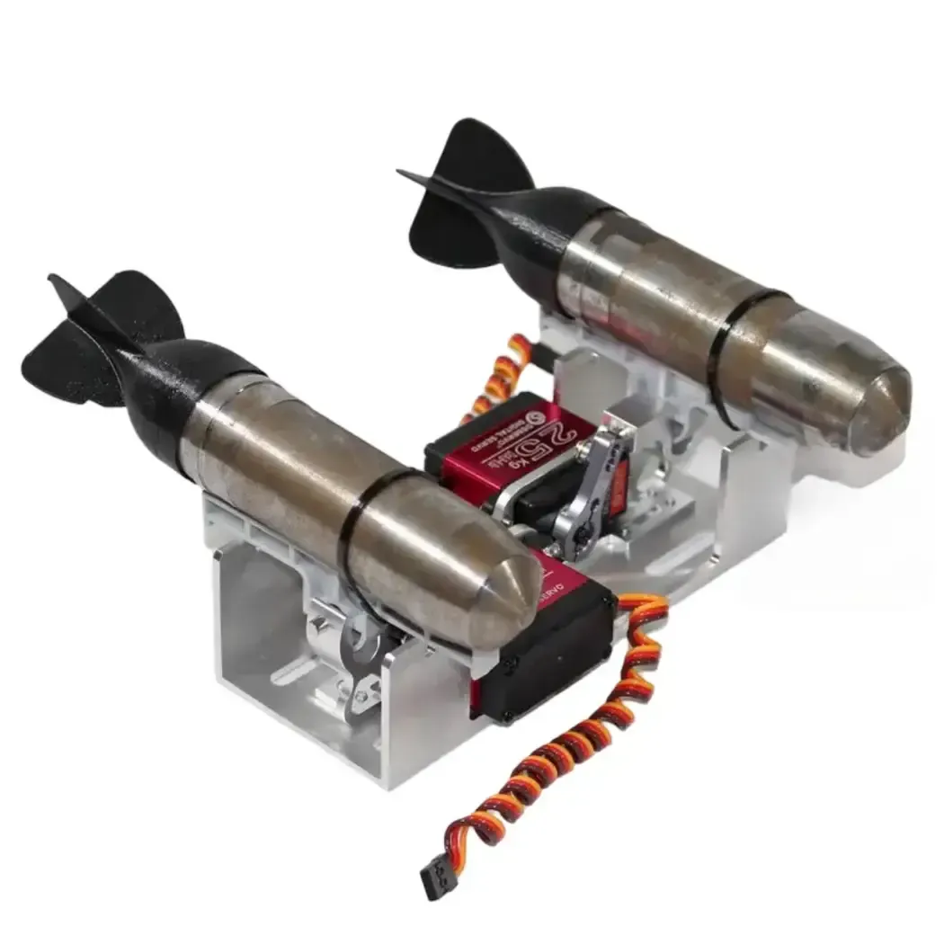 Metal double drop system with universal cargo attachment