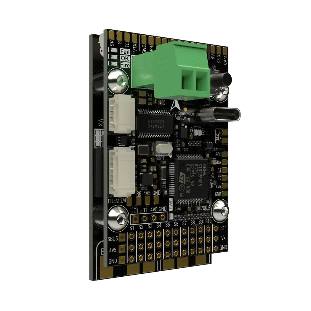Flight controller for wings with built-in initiator “Boryspil+ v1”