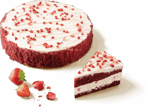 Strawberry Red Velvet Cake