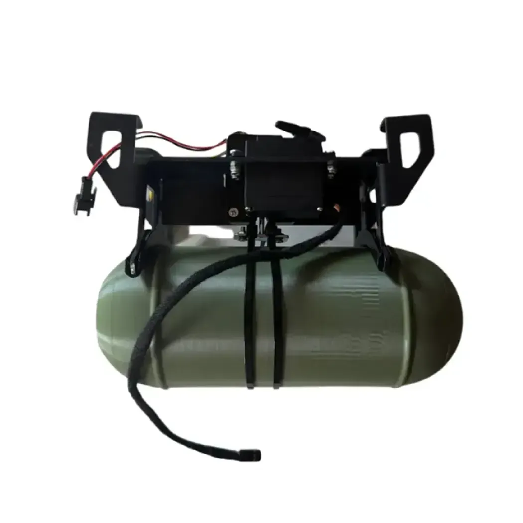 Drop system on an electromagnetic lock for 15” frames, hexacopters (Vampire, Bat)